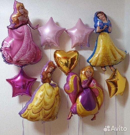 Воздушные гелиевые шары для девочки
