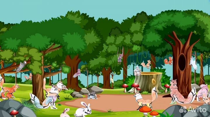 Продам готовый бизнес рисунки лесные жители