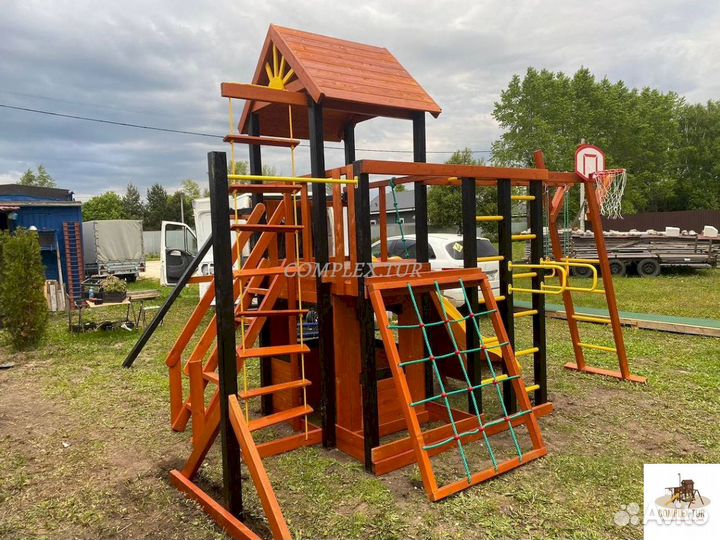 Детская площадка с доставкой до дачи