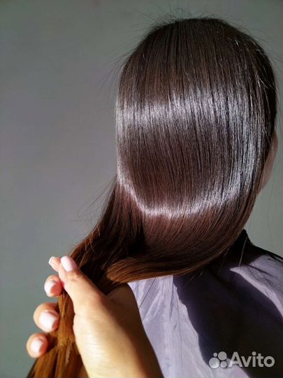 Кератиновое выпрямление волос на дому