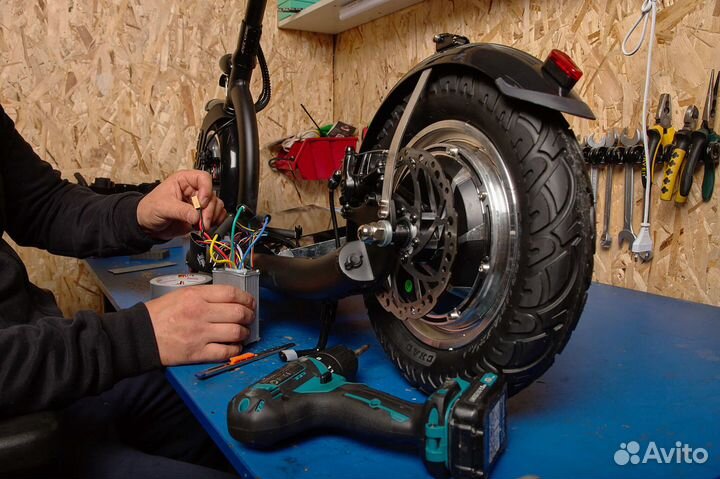 Ремонт электросамокатов. Ремонт гироскутеров