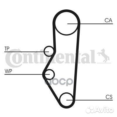 Ремень зубчатый CT525 CT525 Continental