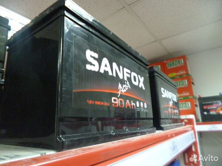 Аккумулятор Sanfox 90Ah 680A прямая