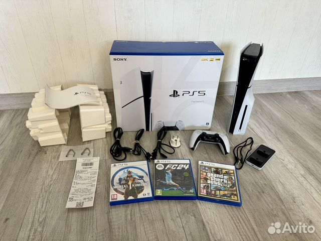 Sony playstation 5 ps5 slim с дисководом купить в Москве | Электроника ...