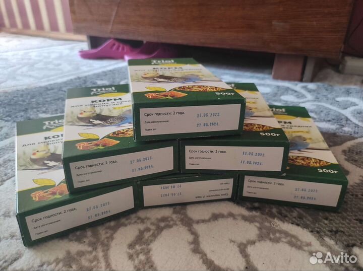 Корм Triol для попугаев