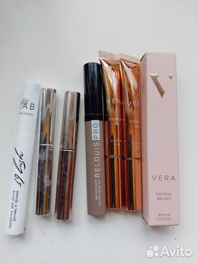 Гели для укладки бровей vera ABH