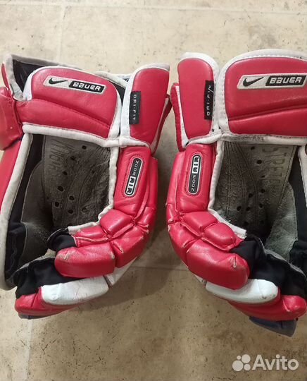 Краги хоккейные размер 14 bauer