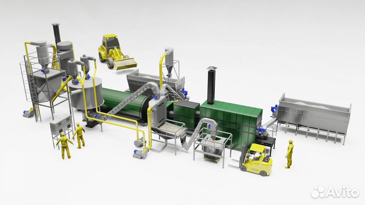 Линия сушки целлюлозной добавки щма для заводов аб