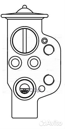 Ltrv 1853 клапан кондиционера расширительный V