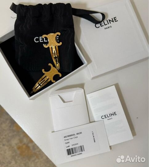 Заколки celine оригинал