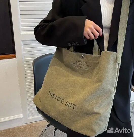 Tote шопер текстильный