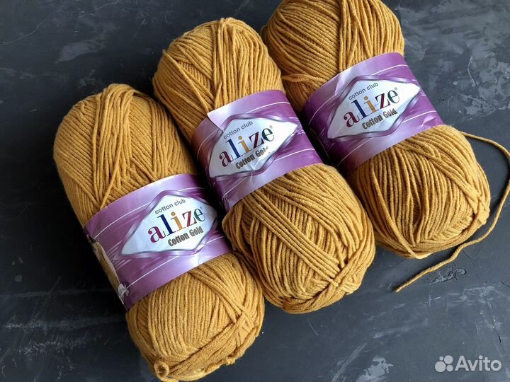 Пряжа ализе коттон голд