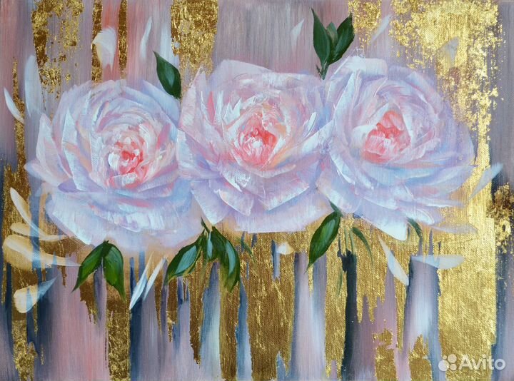 Картина маслом средний размер