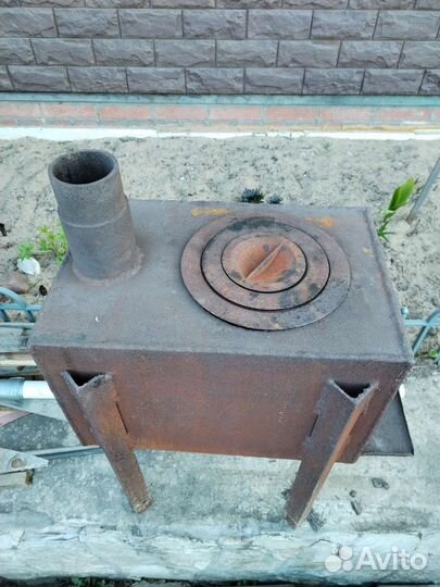 Печка буржуйка на дровах