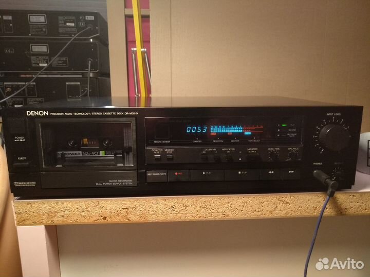 Дека Denon DR-M30HX (3 головы,2 вала,japan,220в)