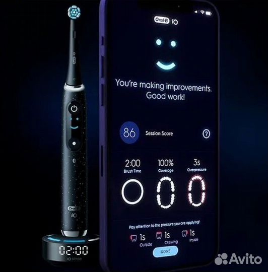 Oral-B iO, 10 -электрическая зубная щетка, черная