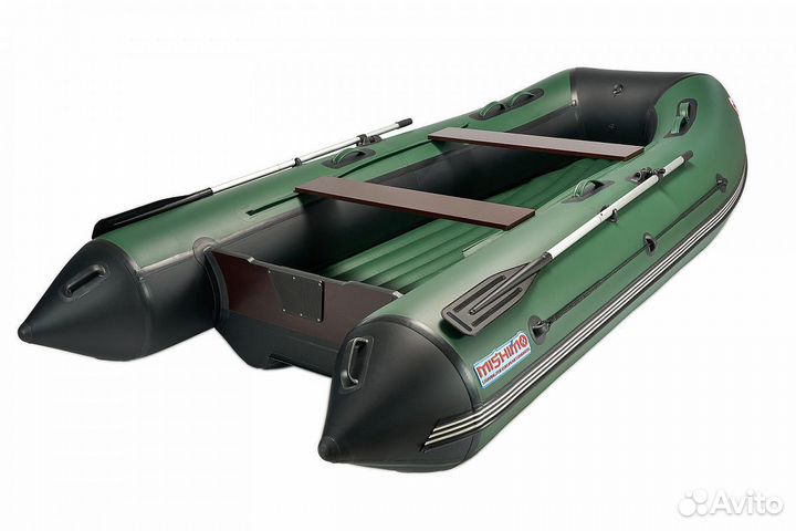Лодка mishimo lite 300 в зеленом цвете