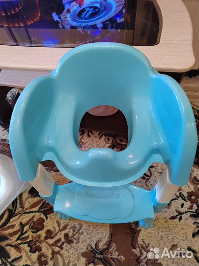 Накладка на унитаз со ступенькой детская