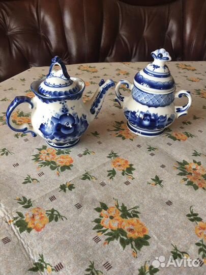 Посуда Гжель