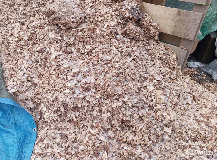 Декоративная щепа в удобных мешках