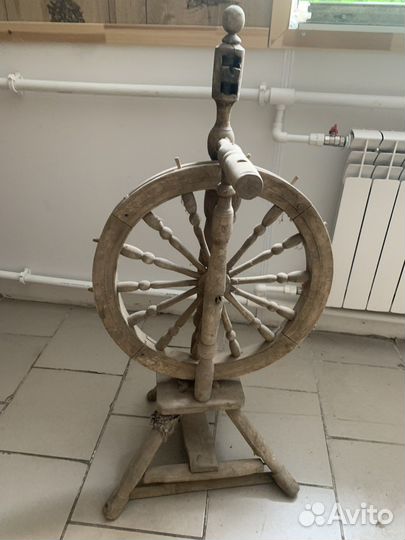 Прялка деревянная старинная