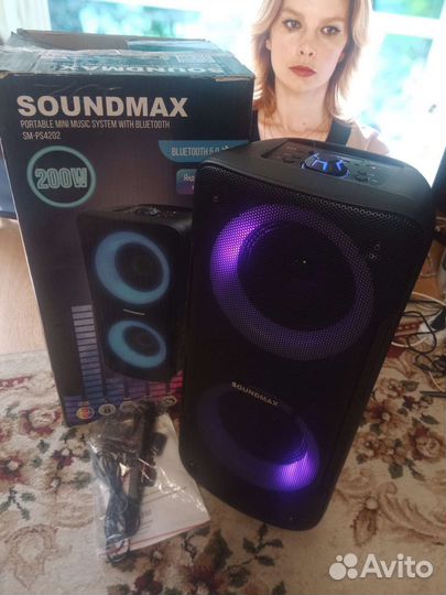 Колонка портативная soundmax SM-PS4202