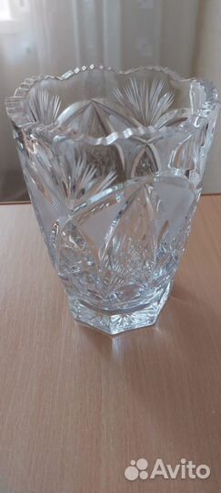 Хрустальная ваза для льда