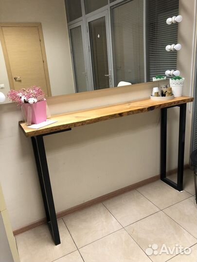 Зеркало гримерное с лампочками