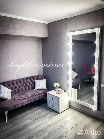 Зеркало с подсветкой 180х80см / Подвесное зеркало