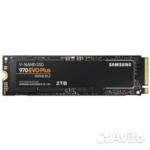 SSD накопитель Samsung 970 EVO Plus, M.2,2 тб