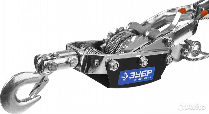 Лебедка зубр Профессионал автомобильная, тросов