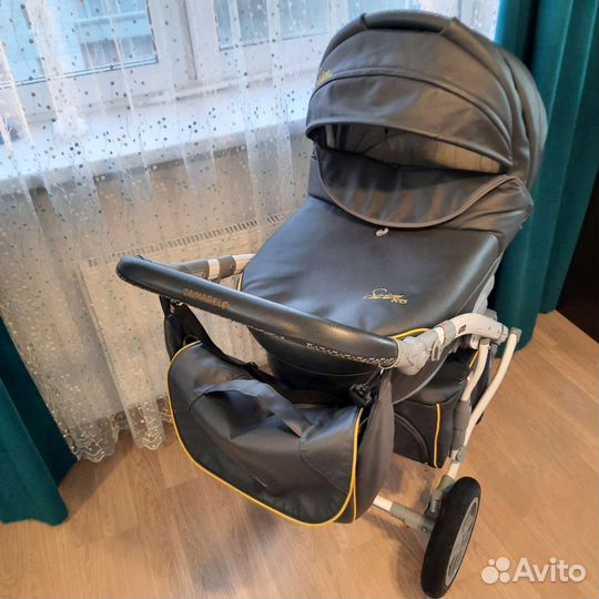 Коляска camarelo 3 в 1 Sirion Eco (экокожа)