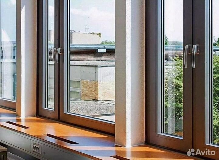 Окна алюминиевые