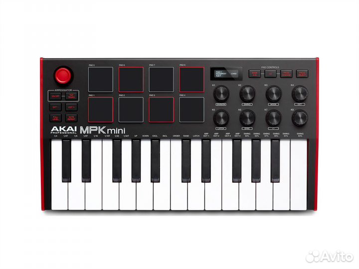 Akai Pro MPK Mini MK3 миди-клавиатура