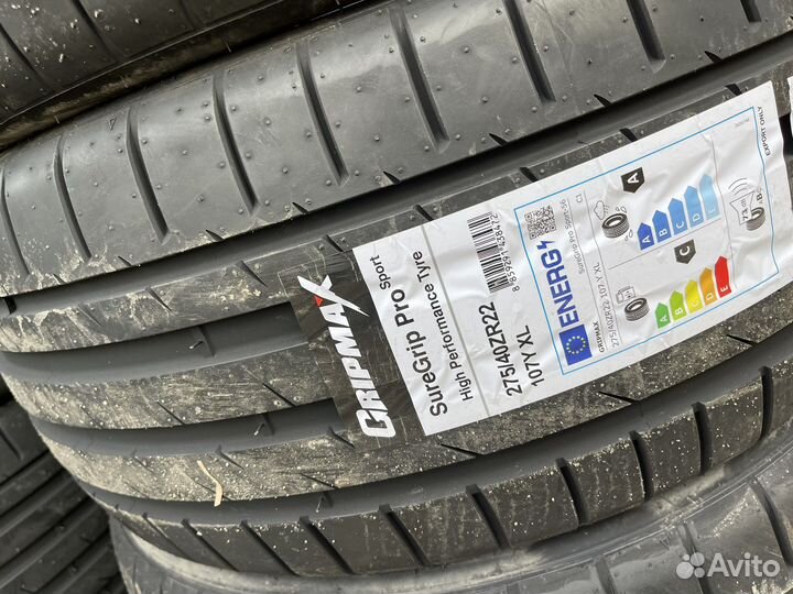 Gripmax SureGrip Pro Sport 275/40 R22 и 315/35 R22