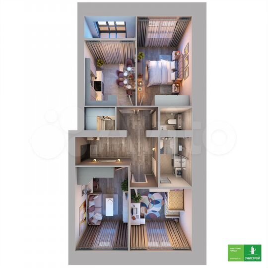 3-к. квартира, 75,6 м², 7/11 эт.