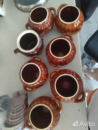 Горшок для запекания керамический