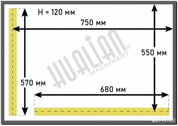 Вакуумный упаковщик DZ-800/2L Запайка 680 мм