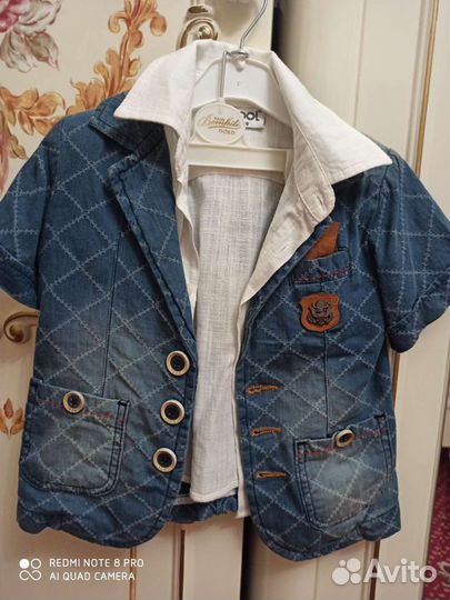 Пиджачок с рубашкой