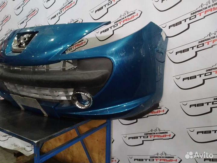 Бампер peugeot 207 WA WB WC WK 1 модель передний с
