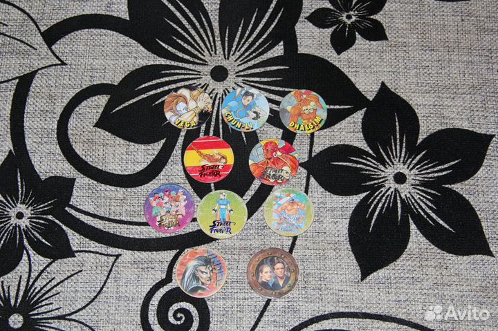 Фишки, сотки, кэпсы, Mortal Kombat, Черепашки POG