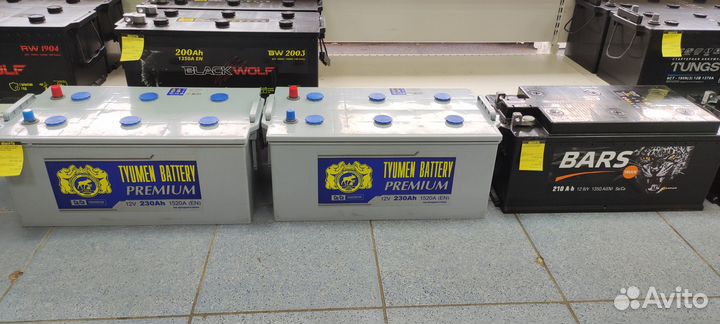 Аккумулятор грузовой 140 - 230Ah