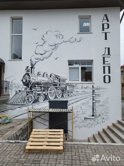 Художник роспись стен барельеф