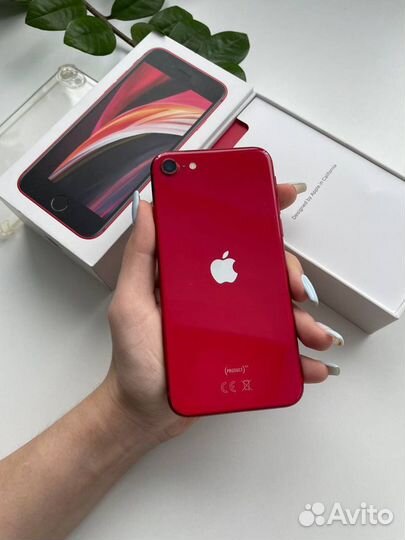iPhone SE2020 128gb Red Акб-90%,sim
