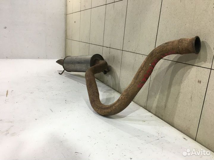 Задняя банка глушителя