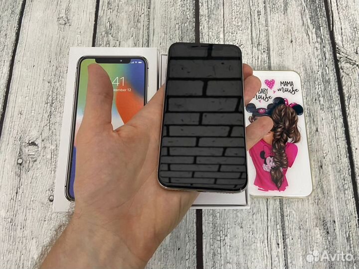iPhone X 64 gb silver A1377