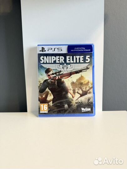 Sniper elite 5 ps5 (диск новый)