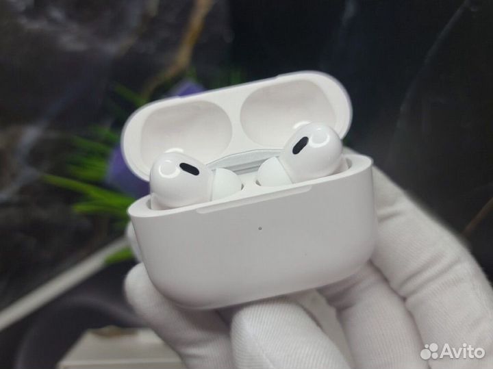 Airpods pro 2 с шумоподавлением, микрофоном