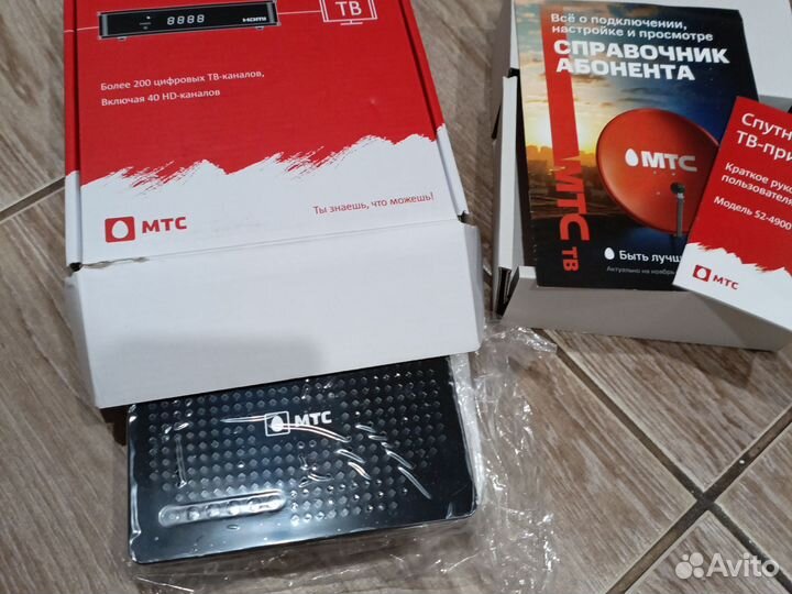 Спутниковая Тв приставка МТС модель s2 4900