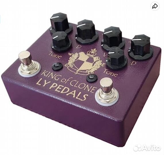 Педаль эффектов овердрайв LYR King Of Clone
